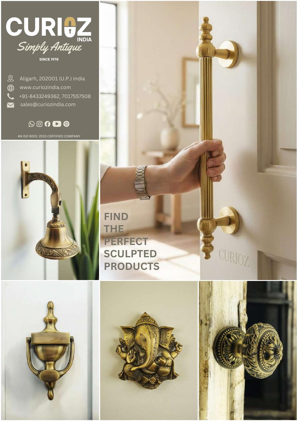 Curioz India antique door hardware collection